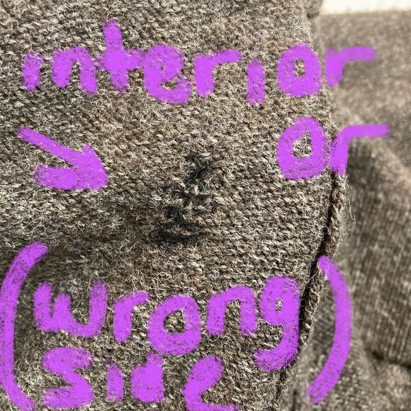 Pendleton Washable Wool V-Neck Cardigan Women M Brown Gray Heathered Cozy Lounge - Picture 7 of 10